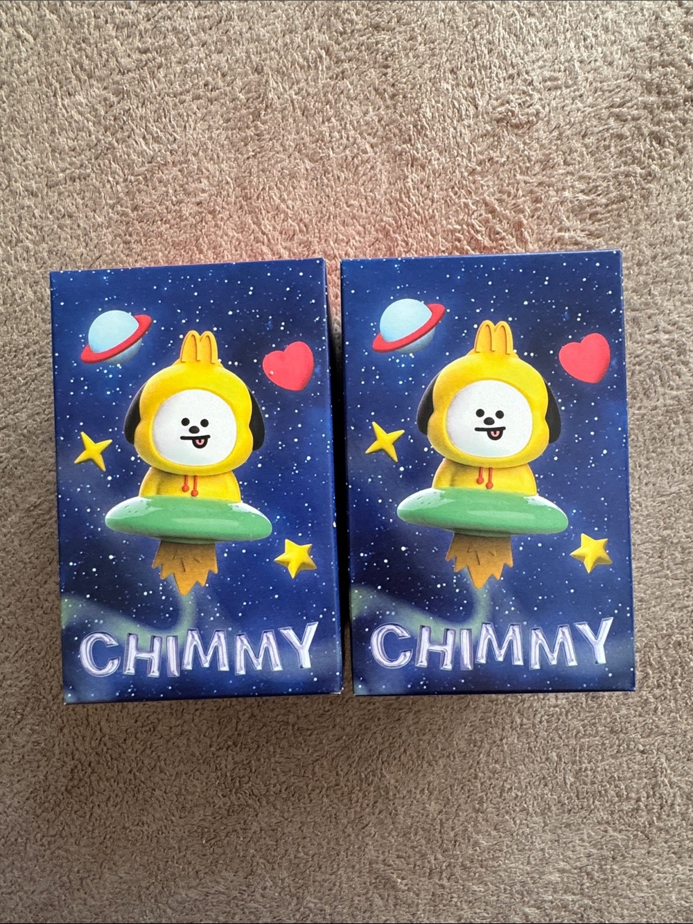 McDonald’s BT21 Chimmy Figurines Set of 2 Unopened